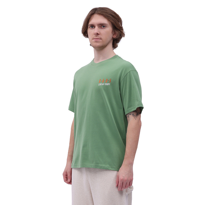 AHSW003-6 Футболка Badfive Culture зеленый